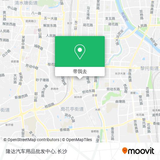 隆达汽车用品批发中心地图
