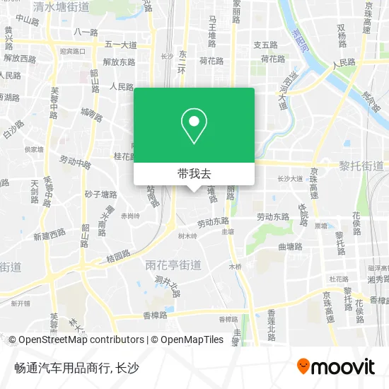 畅通汽车用品商行地图