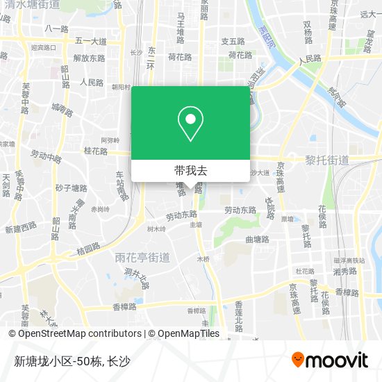 新塘垅小区-50栋地图