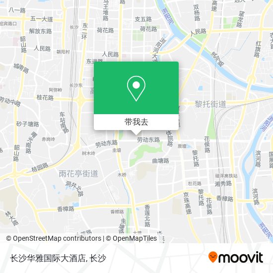 长沙华雅国际大酒店地图