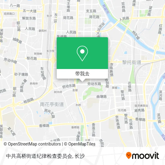 中共高桥街道纪律检查委员会地图