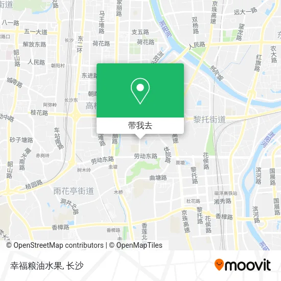 幸福粮油水果地图