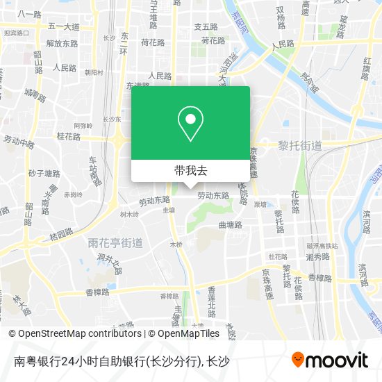 南粤银行24小时自助银行(长沙分行)地图