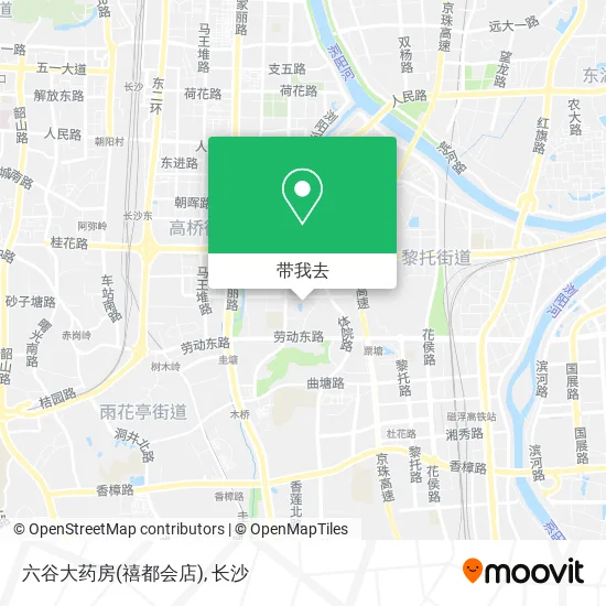 六谷大药房(禧都会店)地图