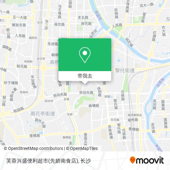 芙蓉兴盛便利超市(先娇南食店)地图