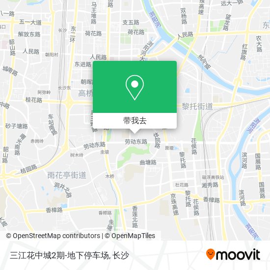 三江花中城2期-地下停车场地图