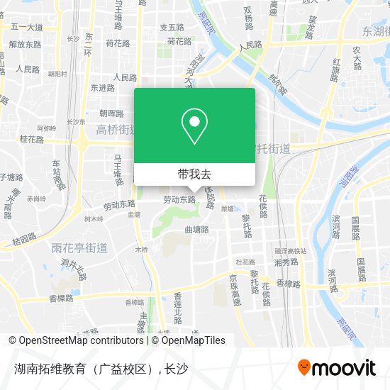 湖南拓维教育（广益校区）地图