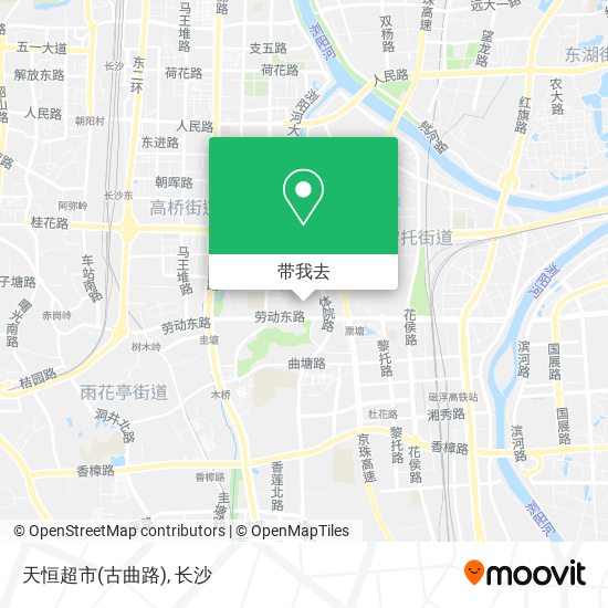 天恒超市(古曲路)地图