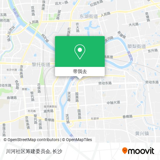 川河社区筹建委员会地图