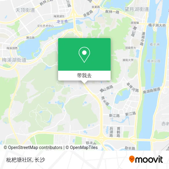 枇杷塘社区地图