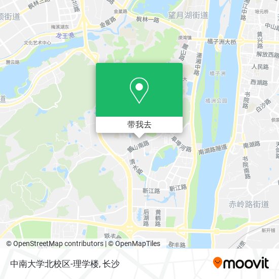 中南大学北校区-理学楼地图