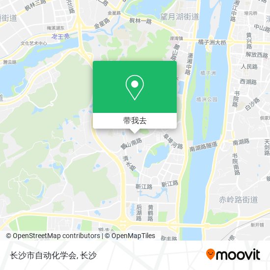 长沙市自动化学会地图