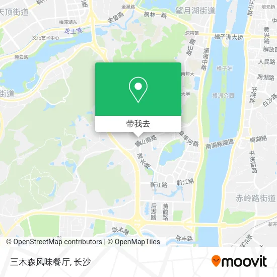 三木森风味餐厅地图