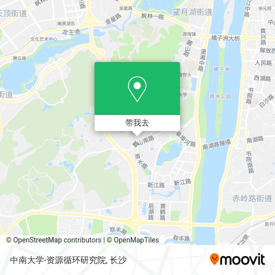 中南大学-资源循环研究院地图