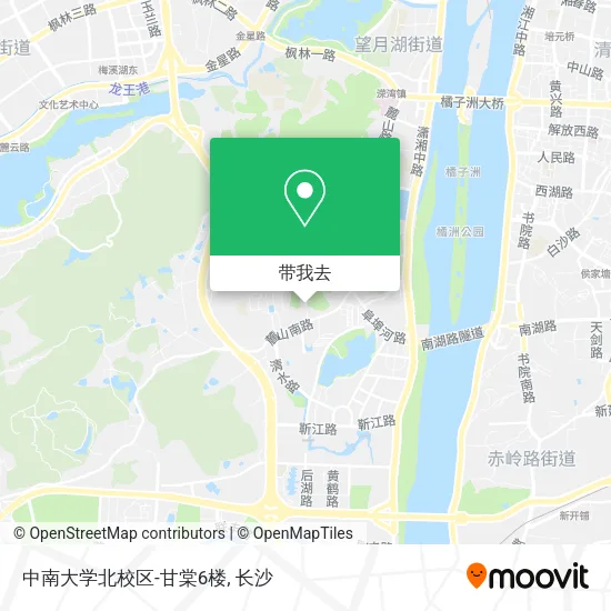中南大学北校区-甘棠6楼地图