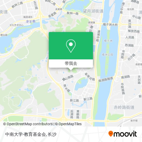 中南大学-教育基金会地图