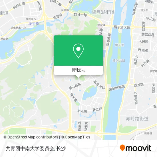 共青团中南大学委员会地图