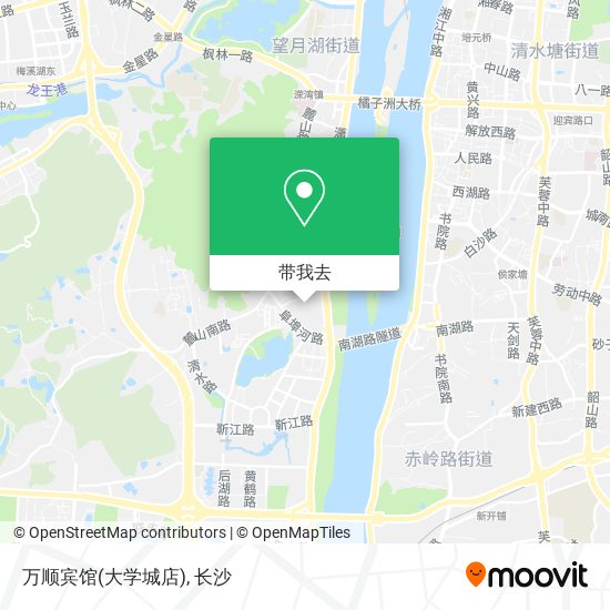 万顺宾馆(大学城店)地图