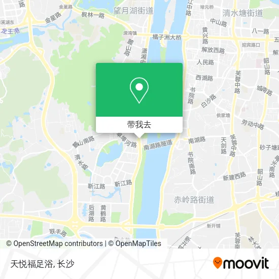 天悦福足浴地图