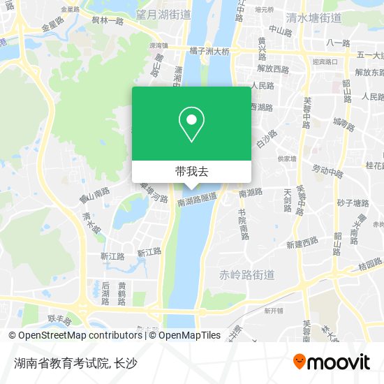 湖南省教育考试院地图