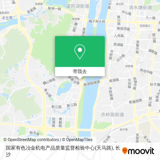 国家有色冶金机电产品质量监督检验中心(天马路)地图