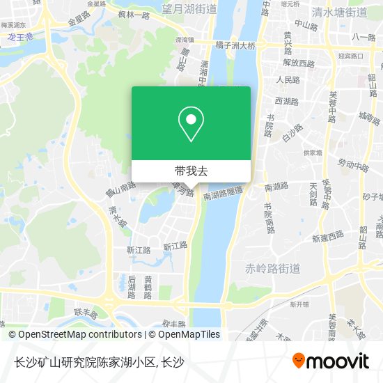 长沙矿山研究院陈家湖小区地图
