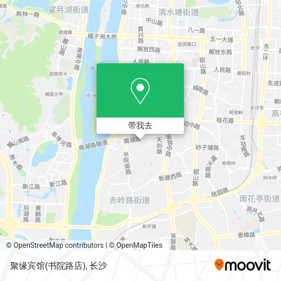 聚缘宾馆(书院路店)地图