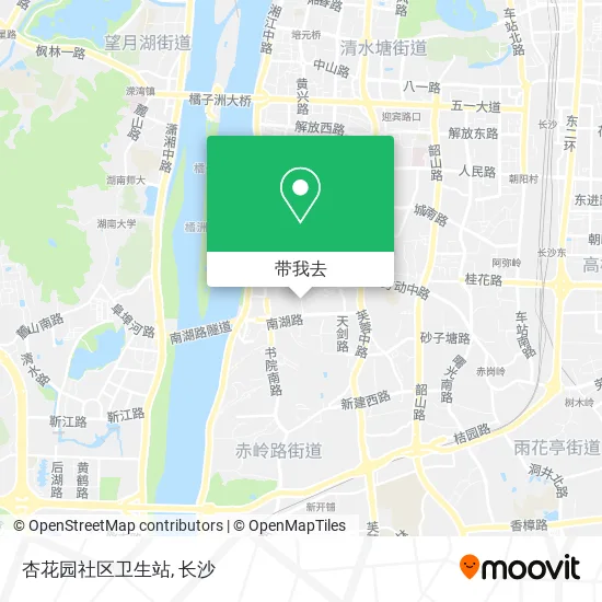 杏花园社区卫生站地图