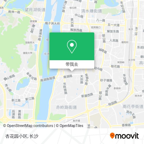 杏花园小区地图