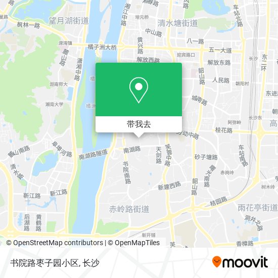 书院路枣子园小区地图