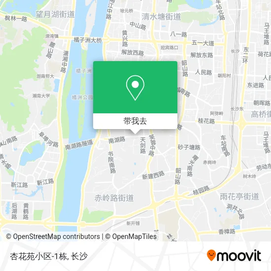 杏花苑小区-1栋地图