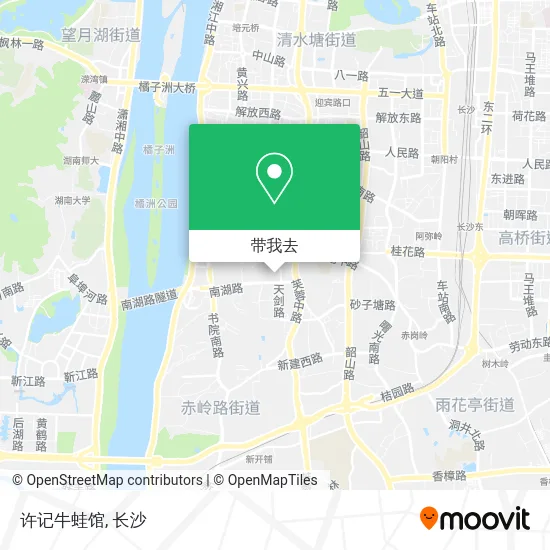 许记牛蛙馆地图