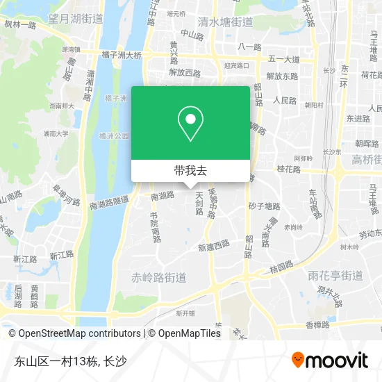 东山区一村13栋地图