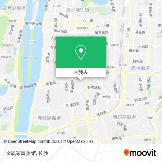 金凯家庭旅馆地图