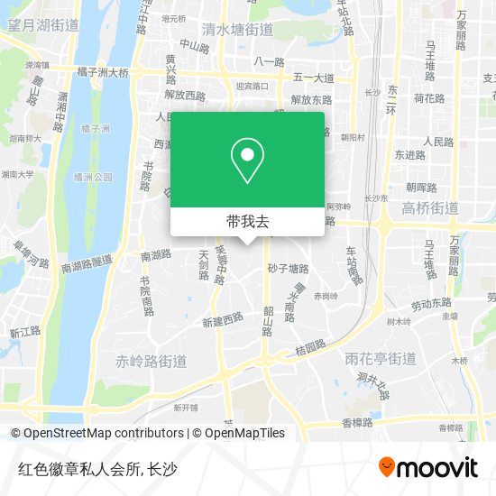 红色徽章私人会所地图