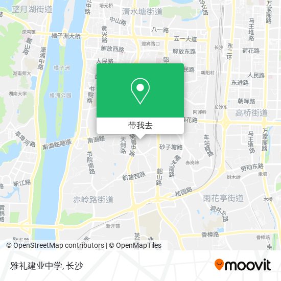 雅礼建业中学地图