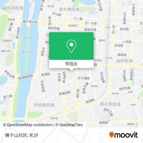 狮子山社区地图