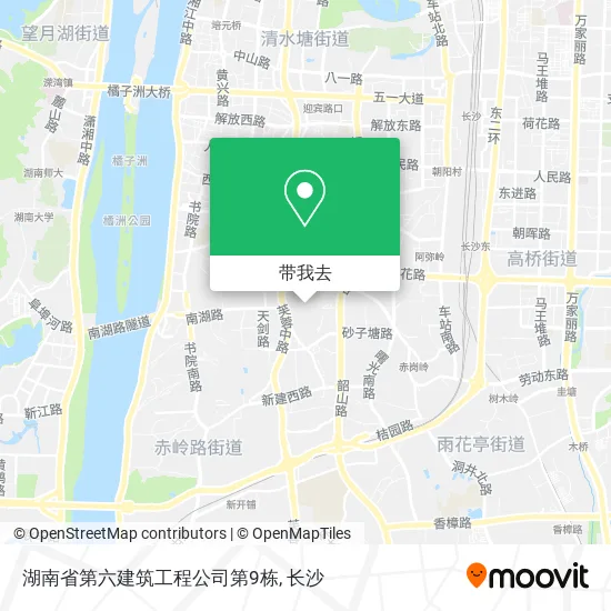 湖南省第六建筑工程公司第9栋地图