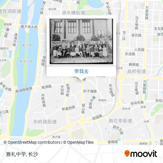 雅礼中学地图