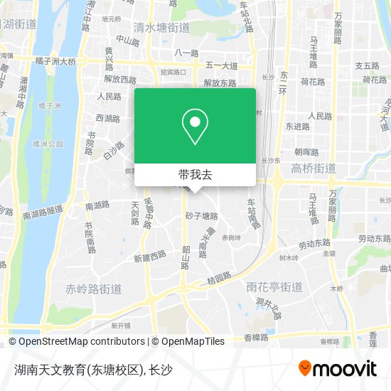 湖南天文教育(东塘校区)地图