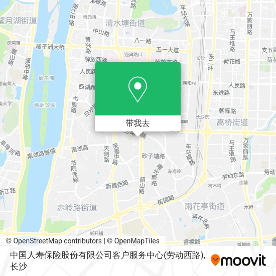中国人寿保险股份有限公司客户服务中心(劳动西路)地图