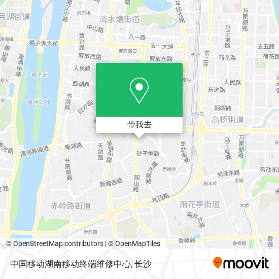 中国移动湖南移动终端维修中心地图
