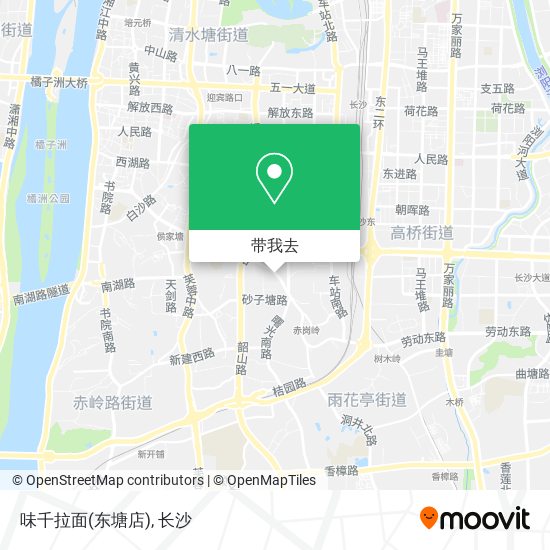 味千拉面(东塘店)地图