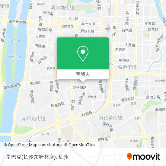 星巴克(长沙东塘荟店)地图