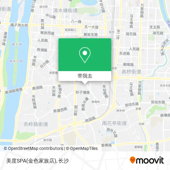 美度SPA(金色家族店)地图