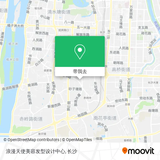 浪漫天使美容发型设计中心地图