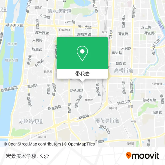 宏景美术学校地图