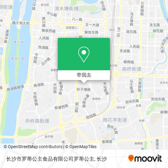 长沙市罗蒂公主食品有限公司罗蒂公主地图