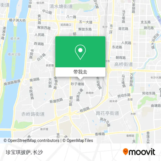珍宝琪披萨地图