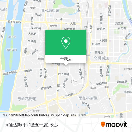 阿迪达斯(平和堂五一店)地图